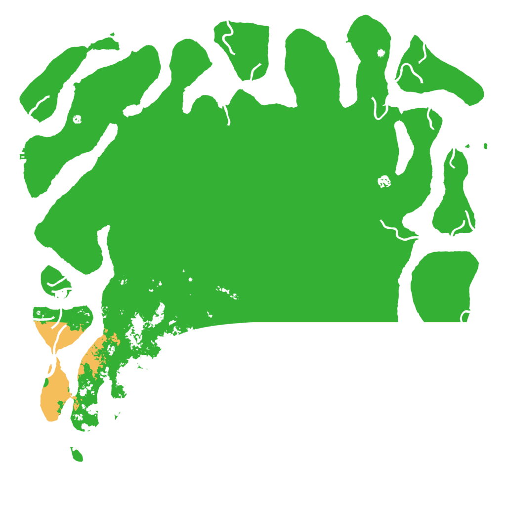 Biome Rust Map: Procedural Map, Size: 6000, Seed: 44