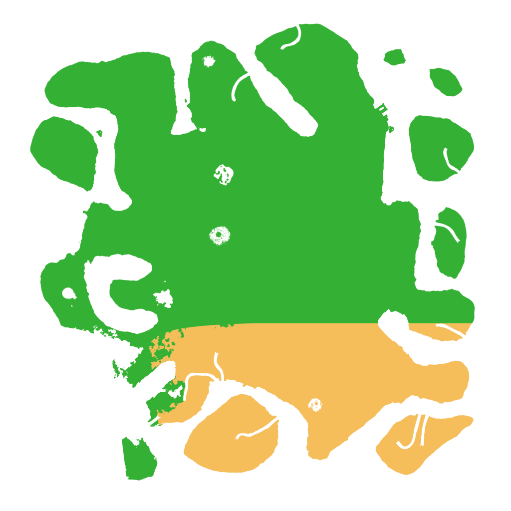 Biome Rust Map: Procedural Map, Size: 4000, Seed: 16821