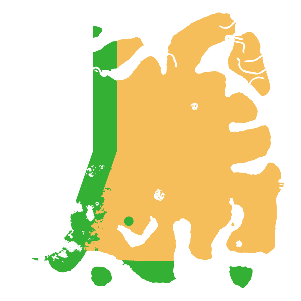 Biome Rust Map: Procedural Map, Size: 4200, Seed: 4563765