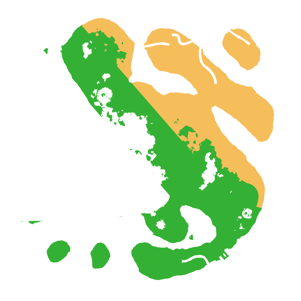 Biome Rust Map: Procedural Map, Size: 3000, Seed: 1117280567