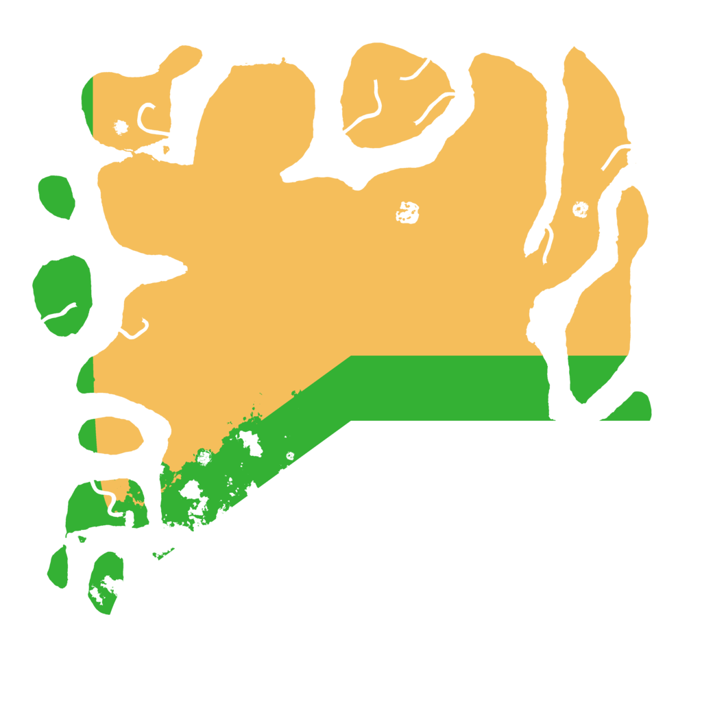 Biome Rust Map: Procedural Map, Size: 4500, Seed: 43927583