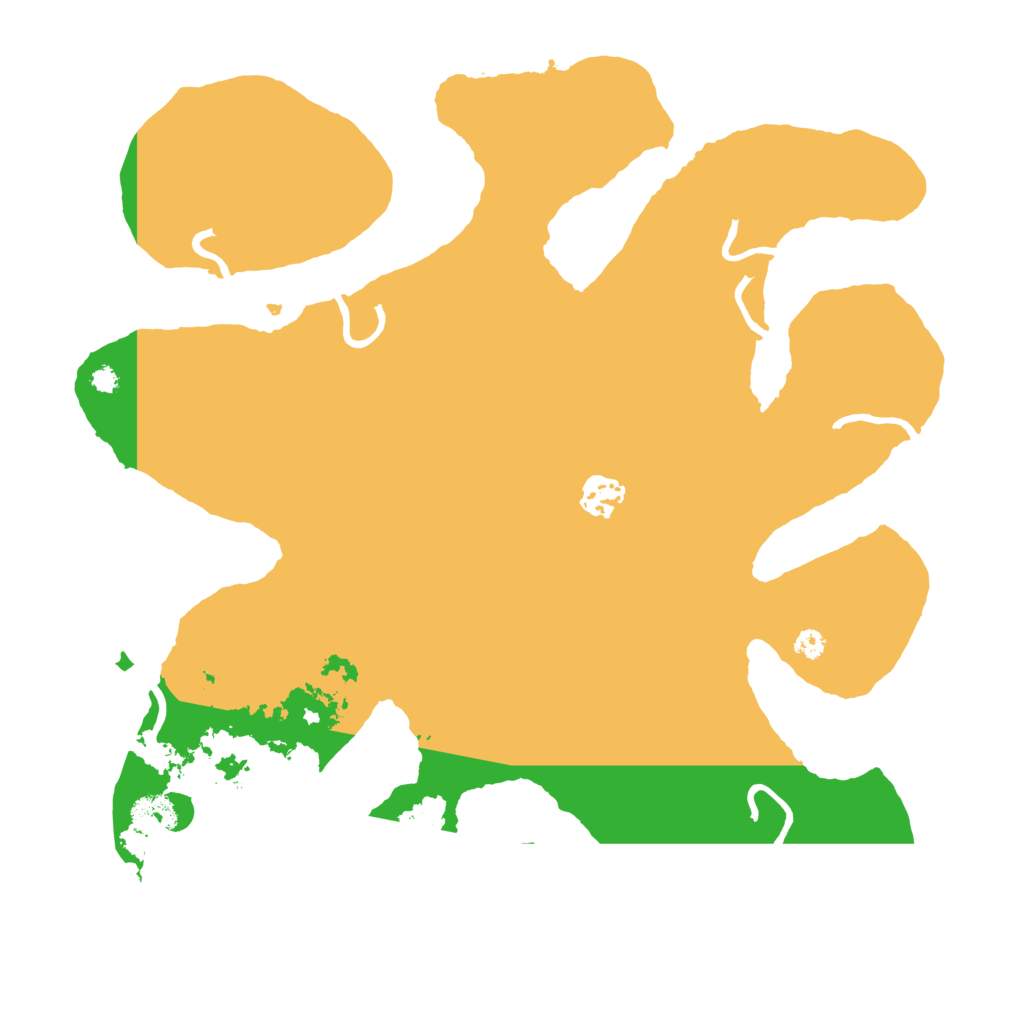 Biome Rust Map: Procedural Map, Size: 3550, Seed: 228168