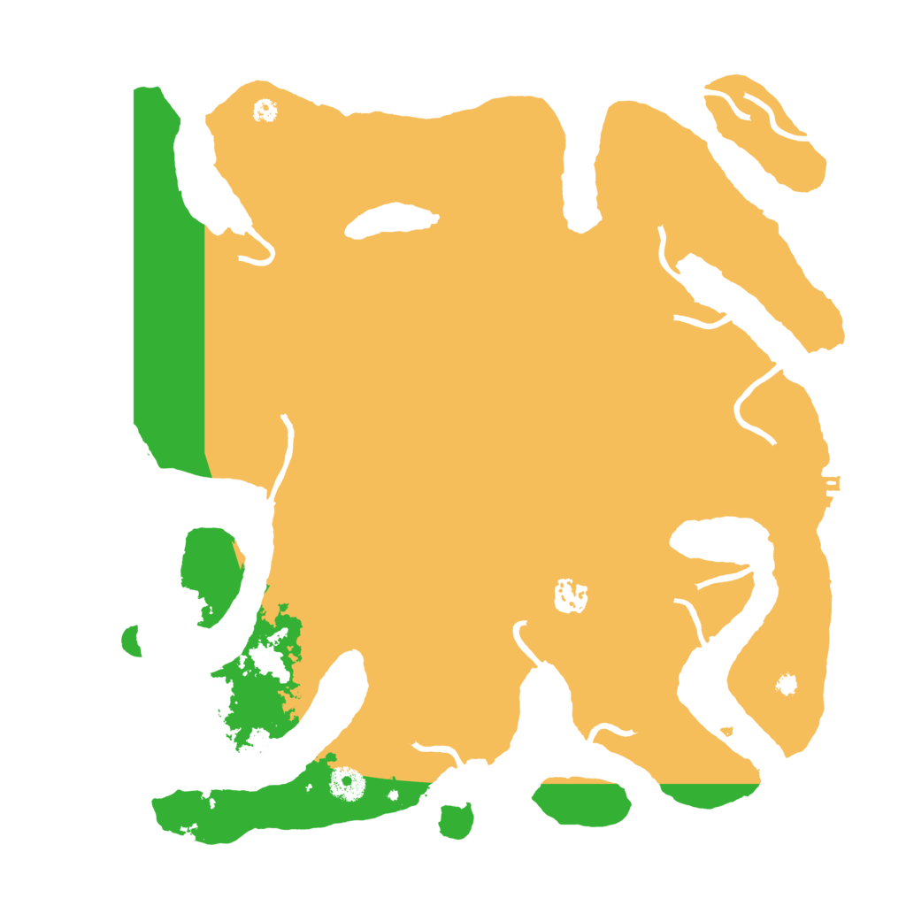 Biome Rust Map: Procedural Map, Size: 3850, Seed: 1283296620