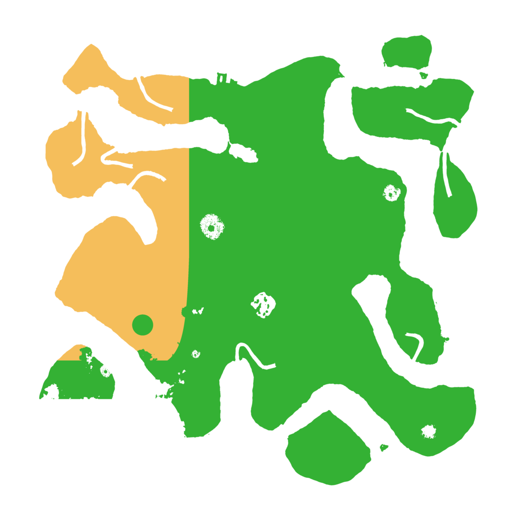 Biome Rust Map: Procedural Map, Size: 3250, Seed: 111112772