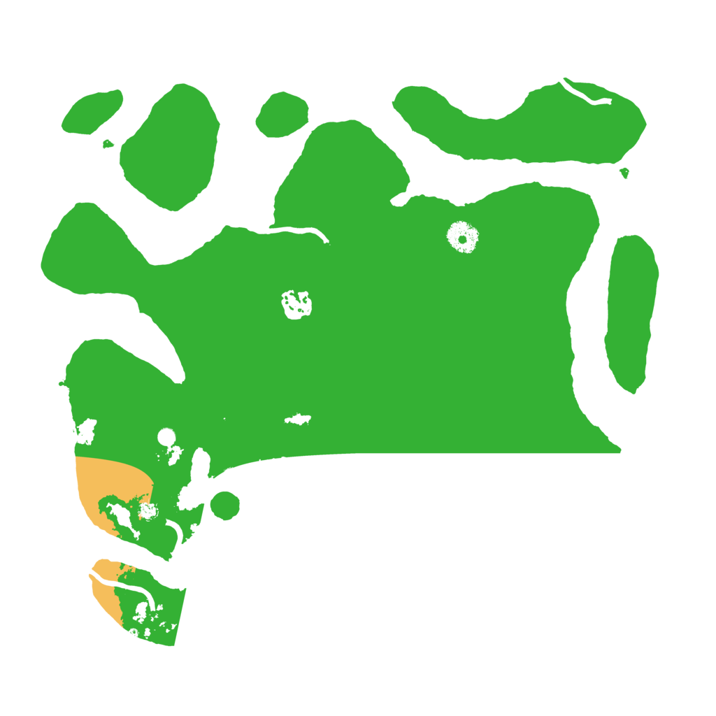 Biome Rust Map: Procedural Map, Size: 3500, Seed: 17755