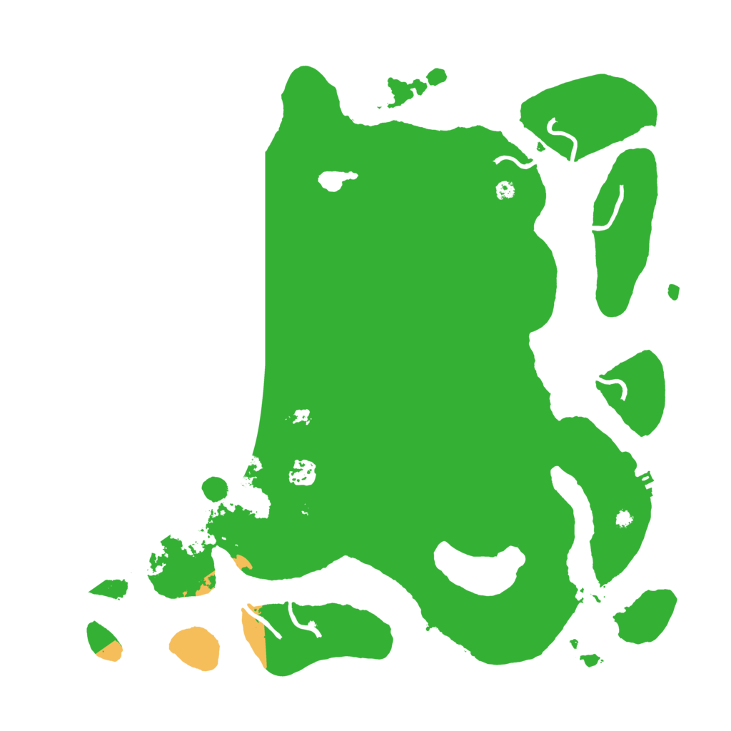 Biome Rust Map: Procedural Map, Size: 4000, Seed: 613447