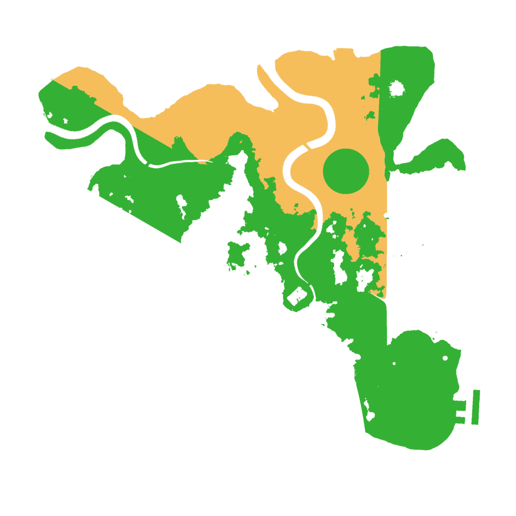 Biome Rust Map: Procedural Map, Size: 3000, Seed: 1667593805