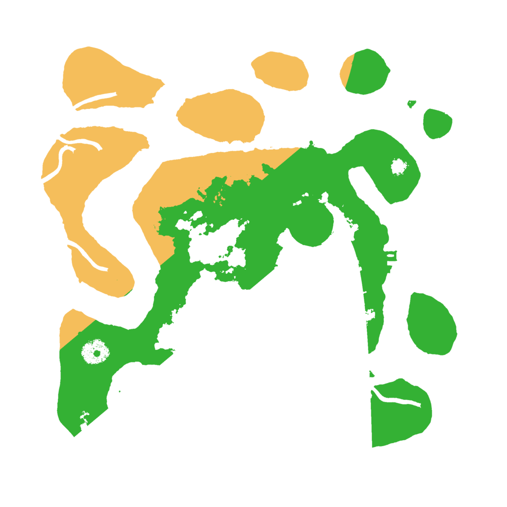 Biome Rust Map: Procedural Map, Size: 3000, Seed: 123414