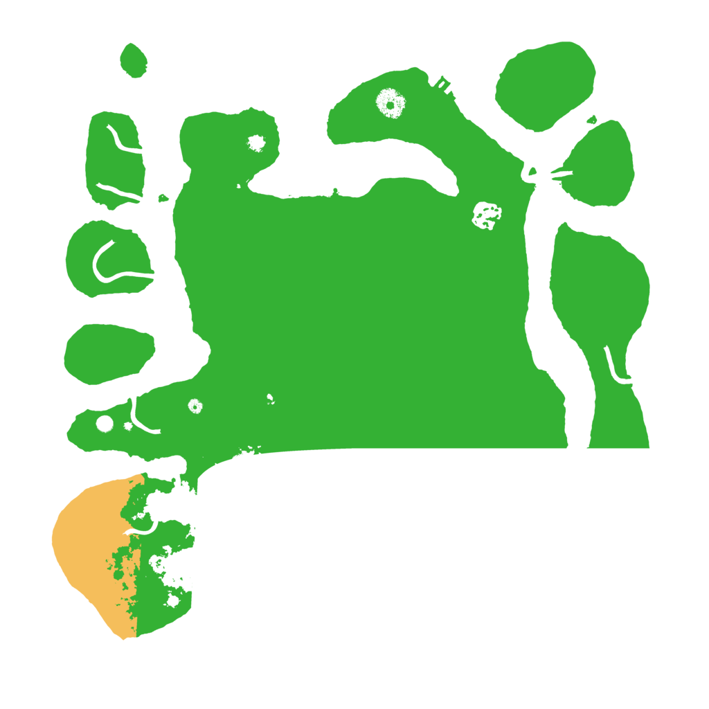 Biome Rust Map: Procedural Map, Size: 3700, Seed: 6542125