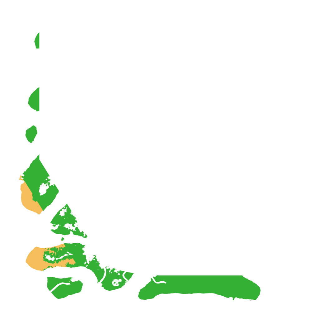 Biome Rust Map: Procedural Map, Size: 4500, Seed: 423889115