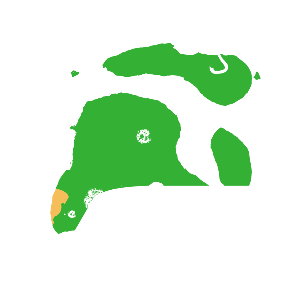 Biome Rust Map: Procedural Map, Size: 2000, Seed: 2020