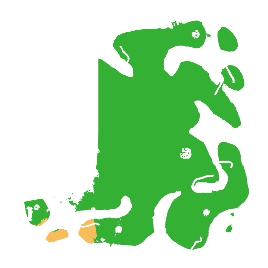 Biome Rust Map: Procedural Map, Size: 3500, Seed: 118922376