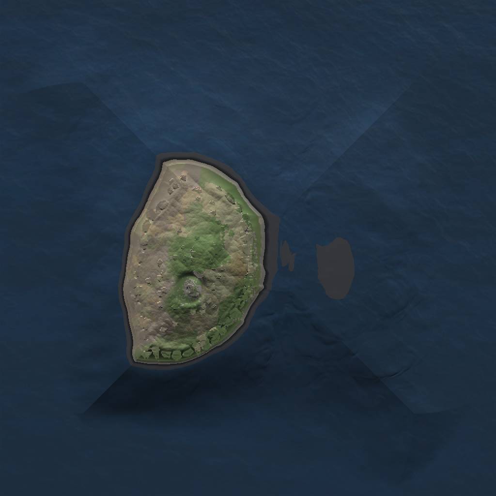 Rust Map: Procedural Map, Size: 1000, Seed: 304882911, 3 Monuments