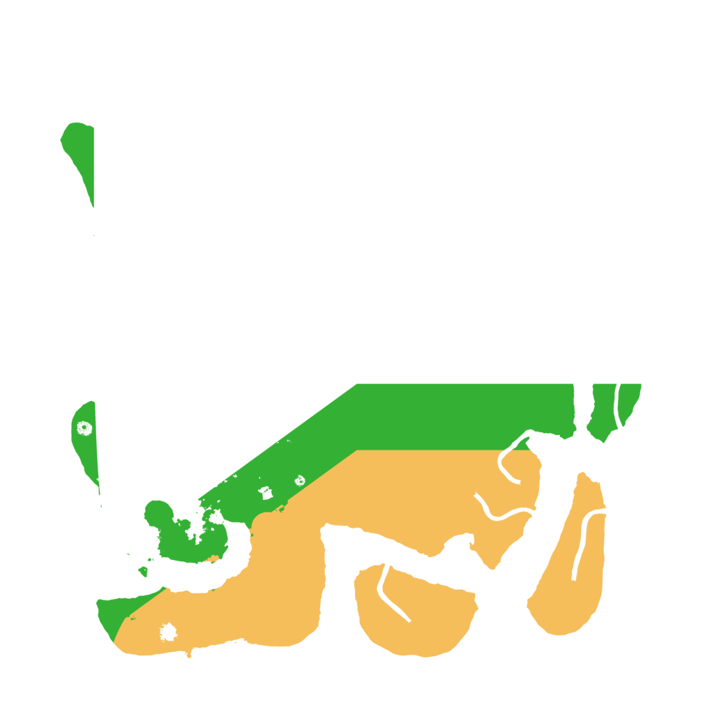 Biome Rust Map: Procedural Map, Size: 3550, Seed: 736311