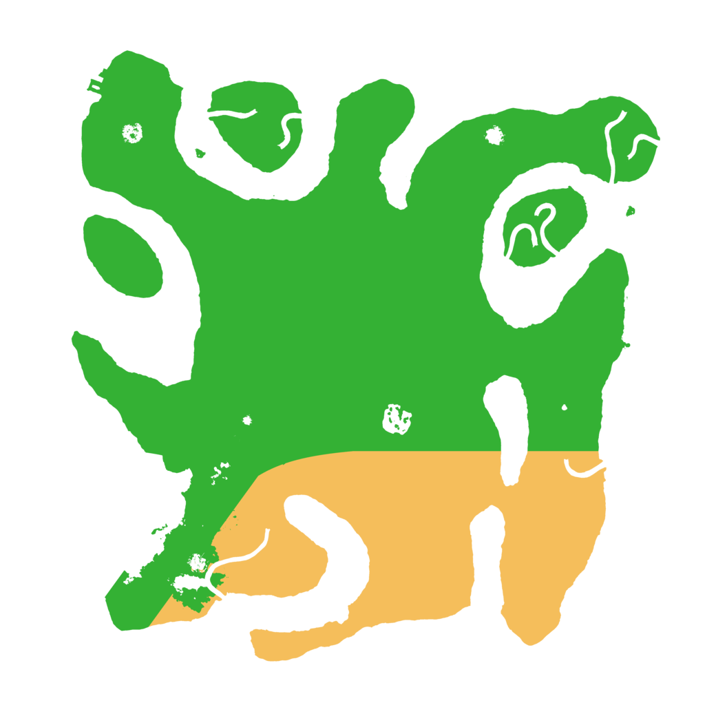 Biome Rust Map: Procedural Map, Size: 3550, Seed: 895104