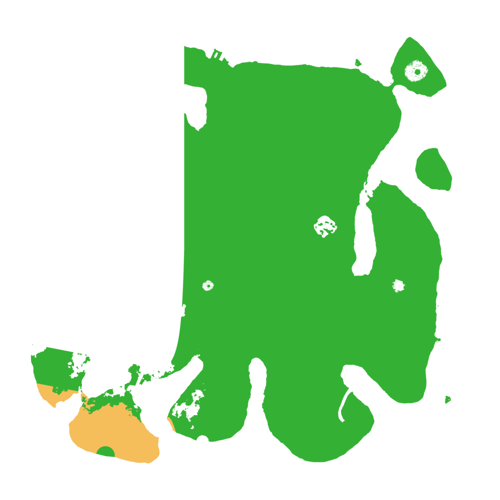 Biome Rust Map: Procedural Map, Size: 3550, Seed: 194668