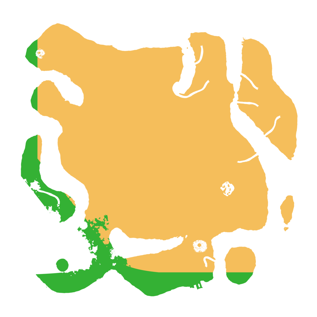 Biome Rust Map: Procedural Map, Size: 3550, Seed: 581725