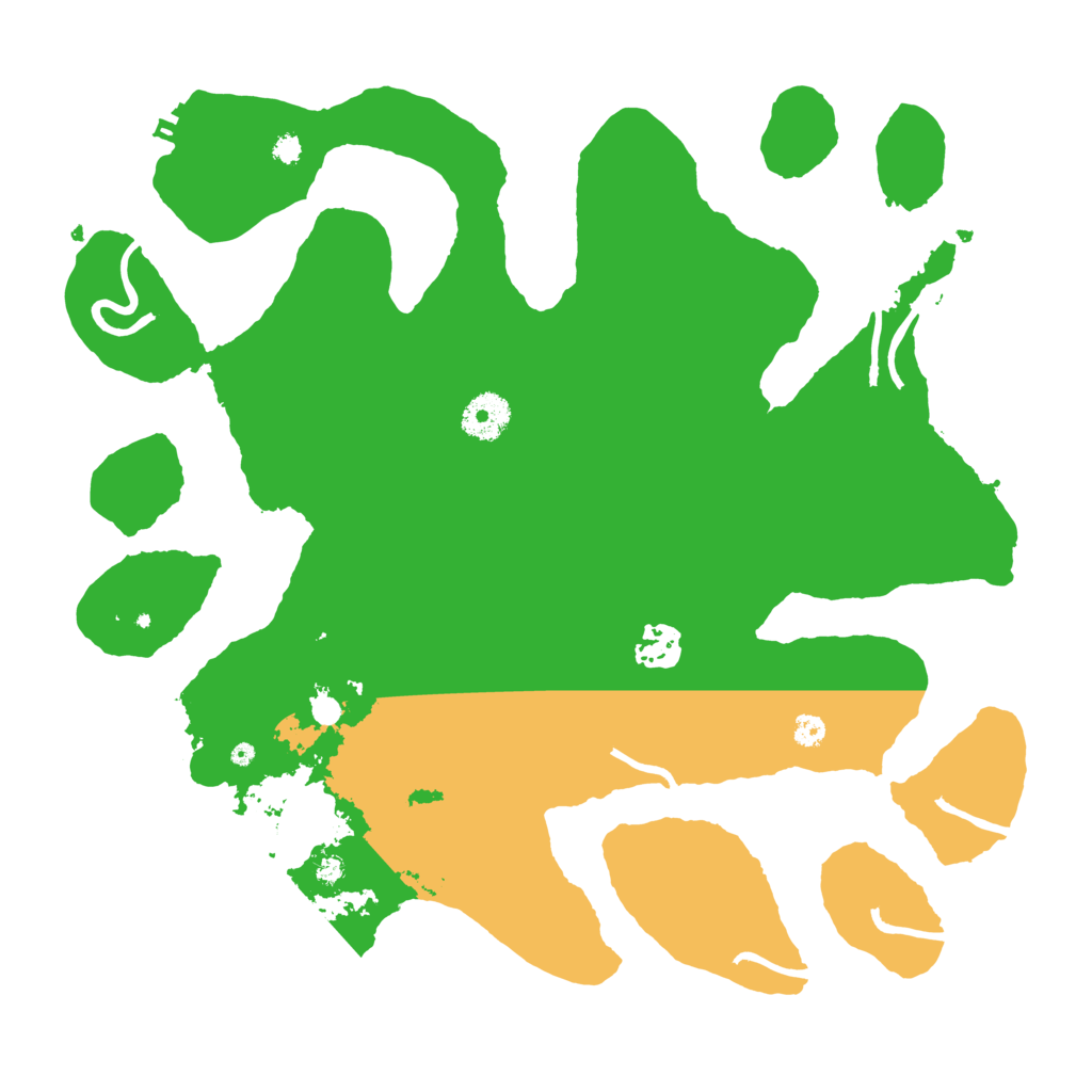 Biome Rust Map: Procedural Map, Size: 3500, Seed: 3369633