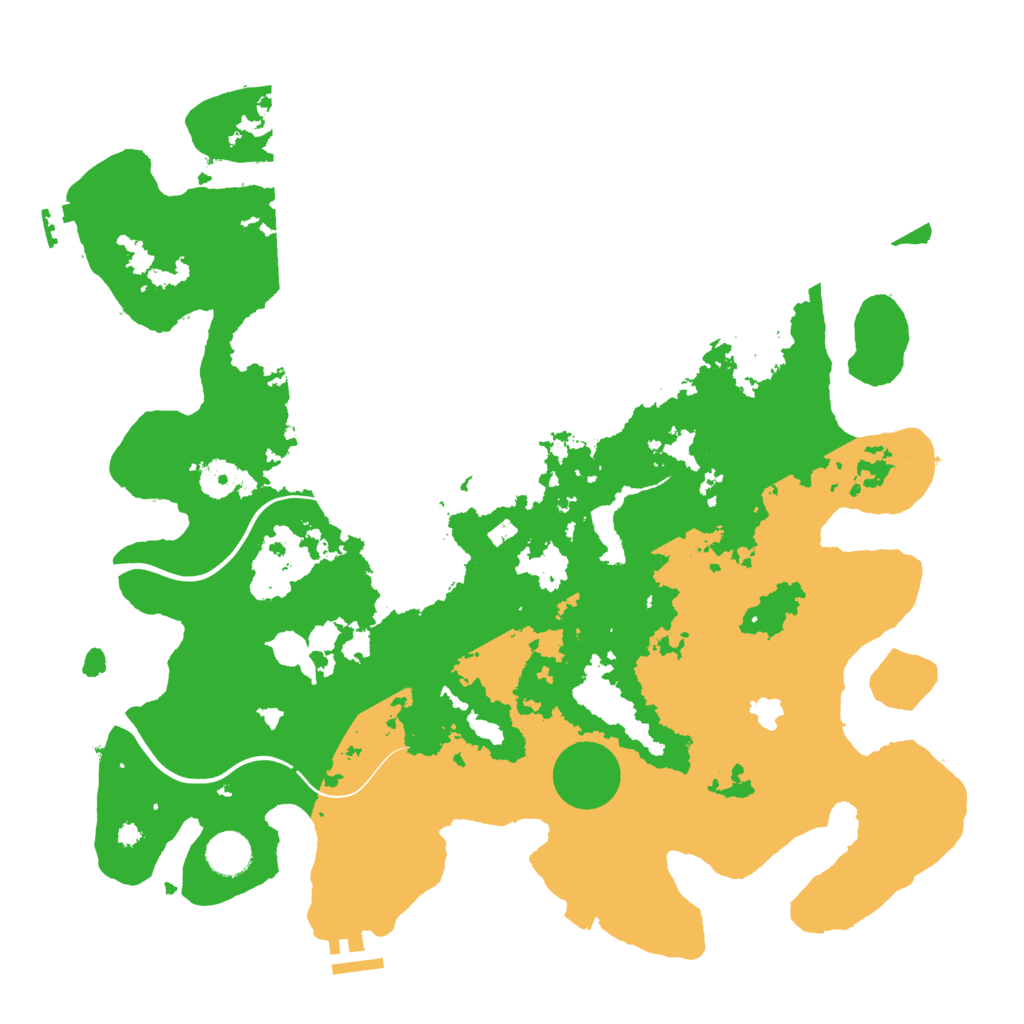 Biome Rust Map: Procedural Map, Size: 4000, Seed: 766779