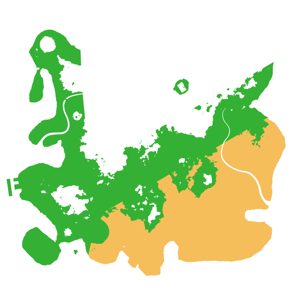 Biome Rust Map: Procedural Map, Size: 3500, Seed: 5797001