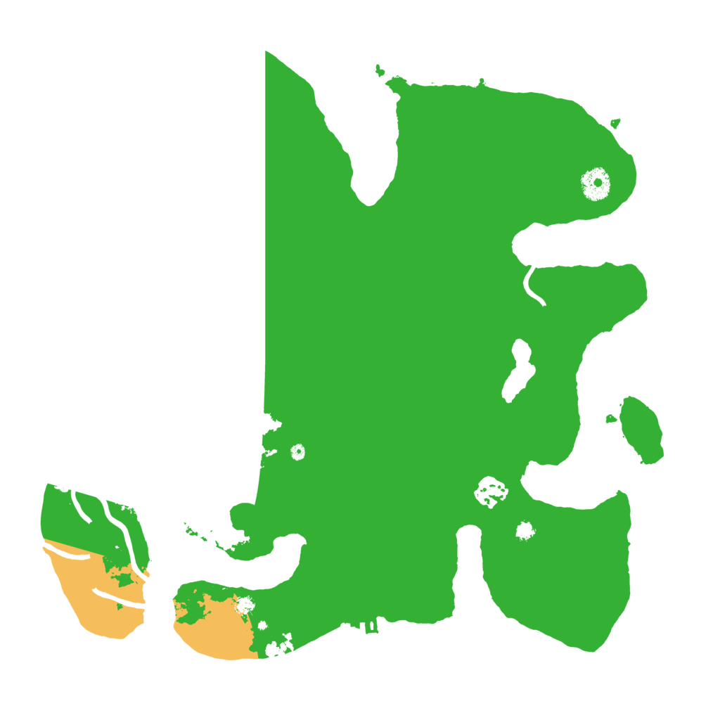 Biome Rust Map: Procedural Map, Size: 3500, Seed: 2341275