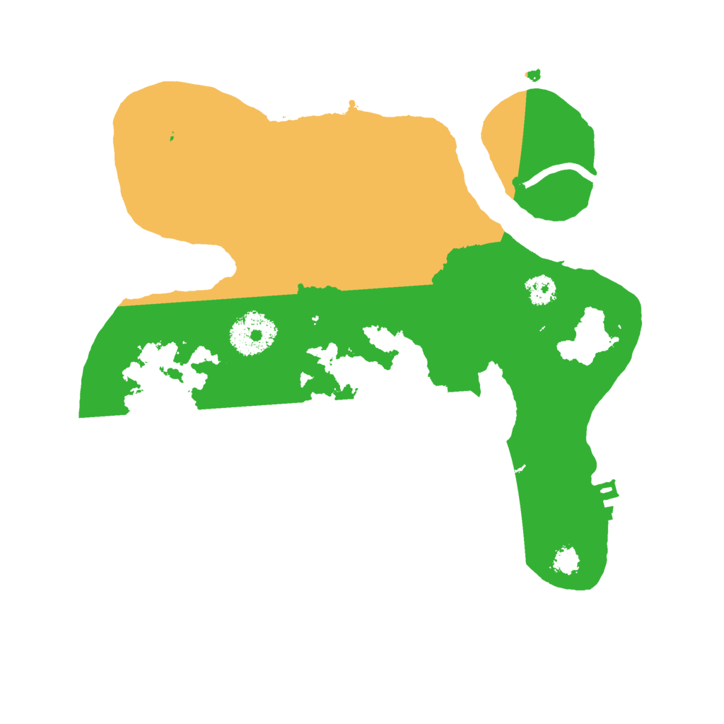 Biome Rust Map: Procedural Map, Size: 2500, Seed: 1494512009