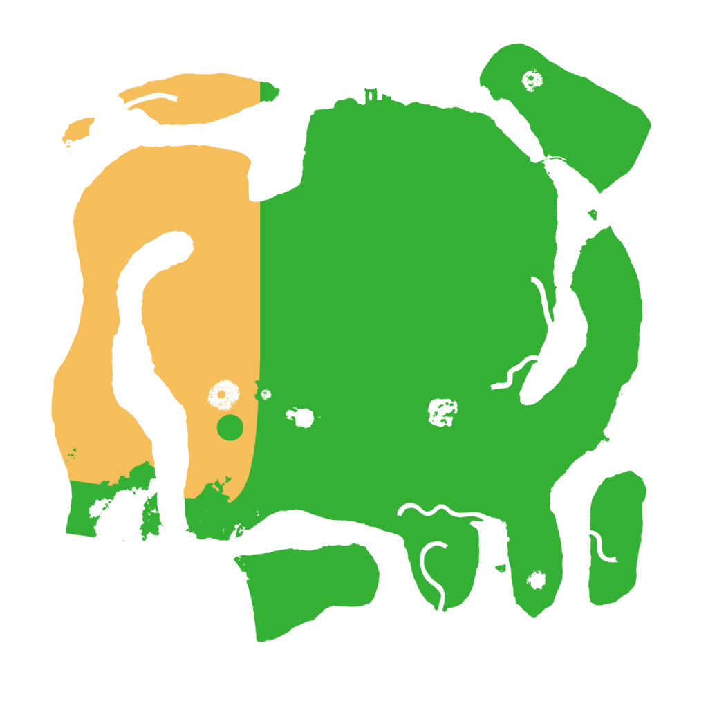 Biome Rust Map: Procedural Map, Size: 3550, Seed: 92536