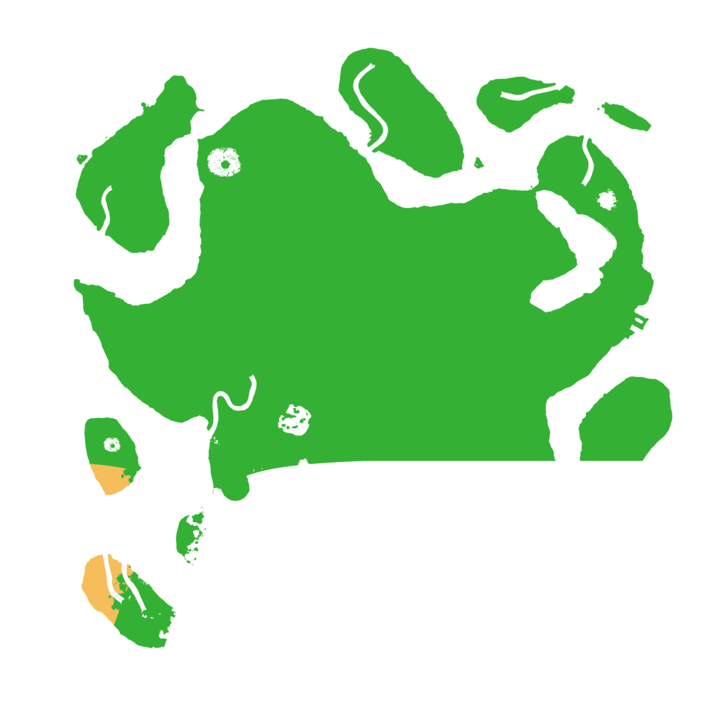 Biome Rust Map: Procedural Map, Size: 3500, Seed: 1282766502