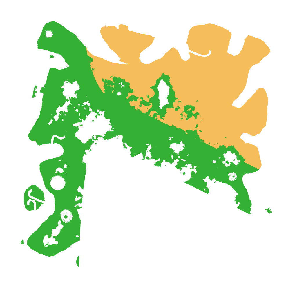 Biome Rust Map: Procedural Map, Size: 3600, Seed: 879111