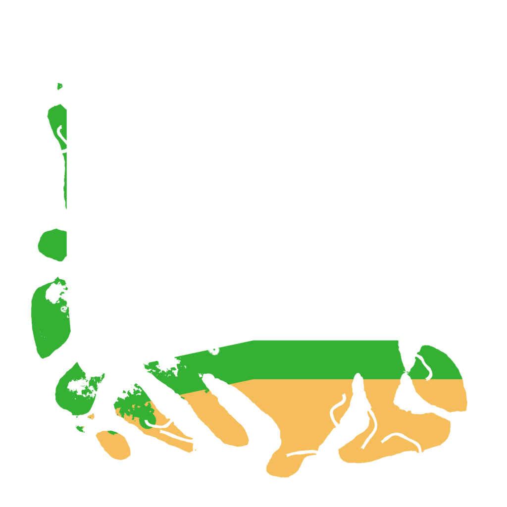 Biome Rust Map: Procedural Map, Size: 4000, Seed: 208021