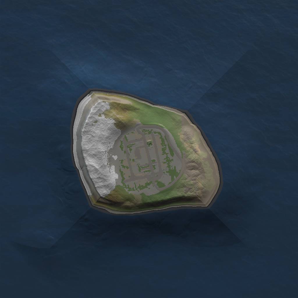 Rust Map: Barren, Size: 1000, Seed: 759, 3 Monuments