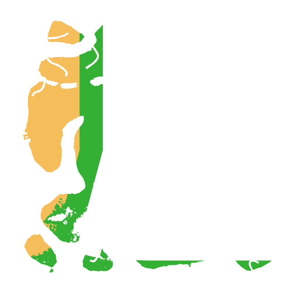 Biome Rust Map: Procedural Map, Size: 3700, Seed: 726606516