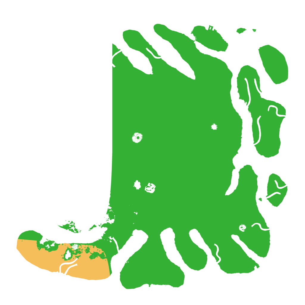 Biome Rust Map: Procedural Map, Size: 4500, Seed: 4106905