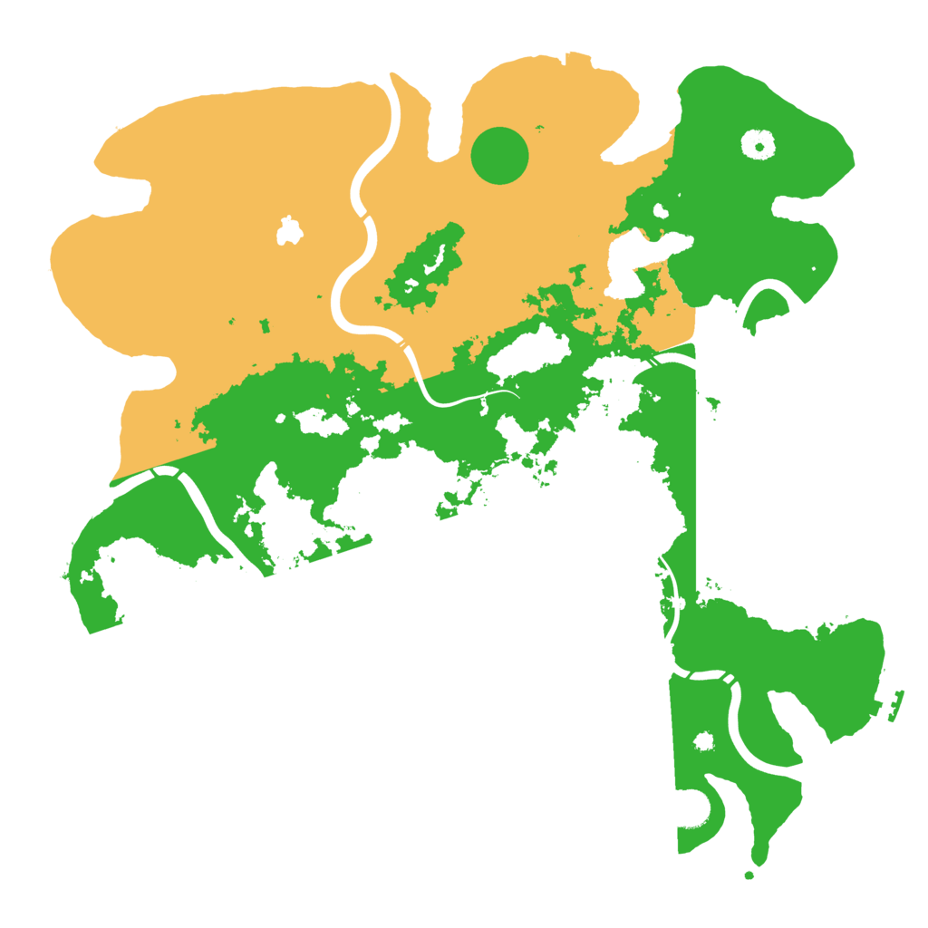 Biome Rust Map: Procedural Map, Size: 4250, Seed: 70479