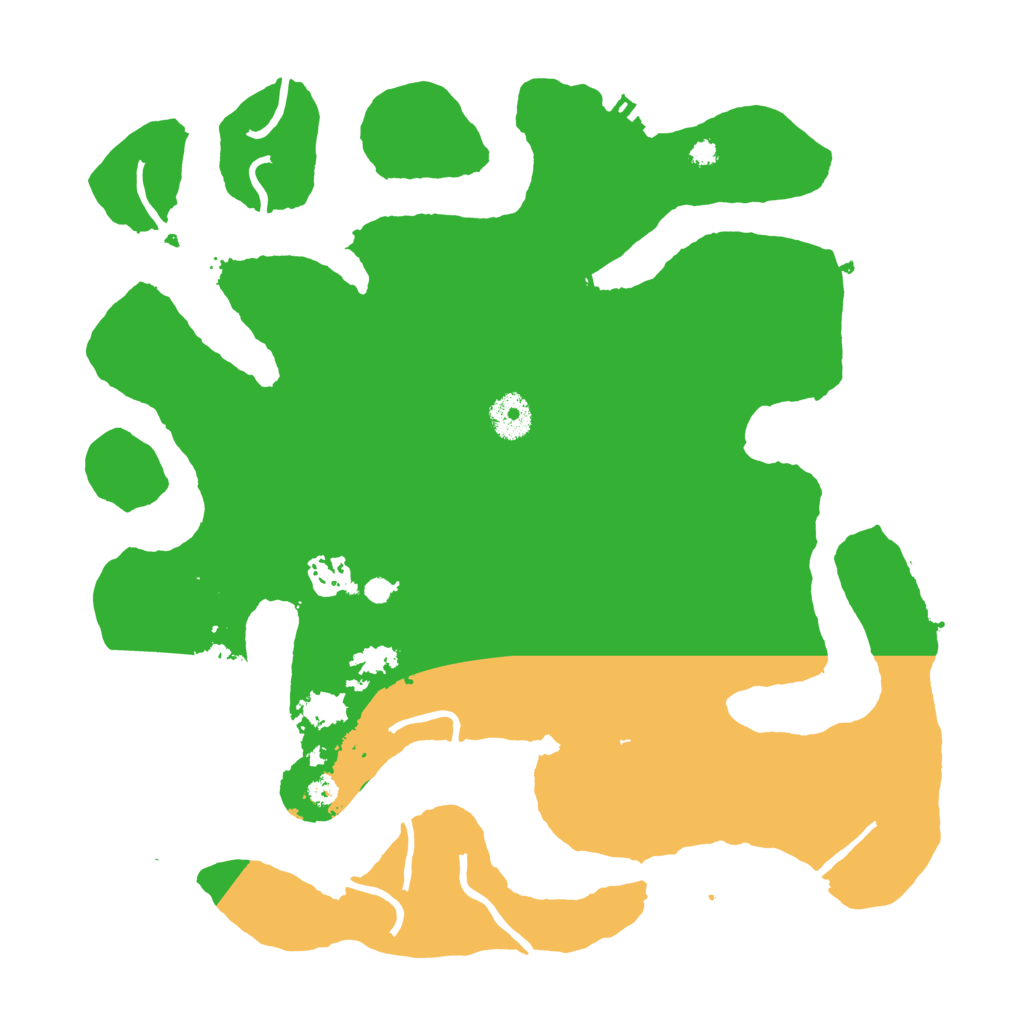 Biome Rust Map: Procedural Map, Size: 3550, Seed: 166388