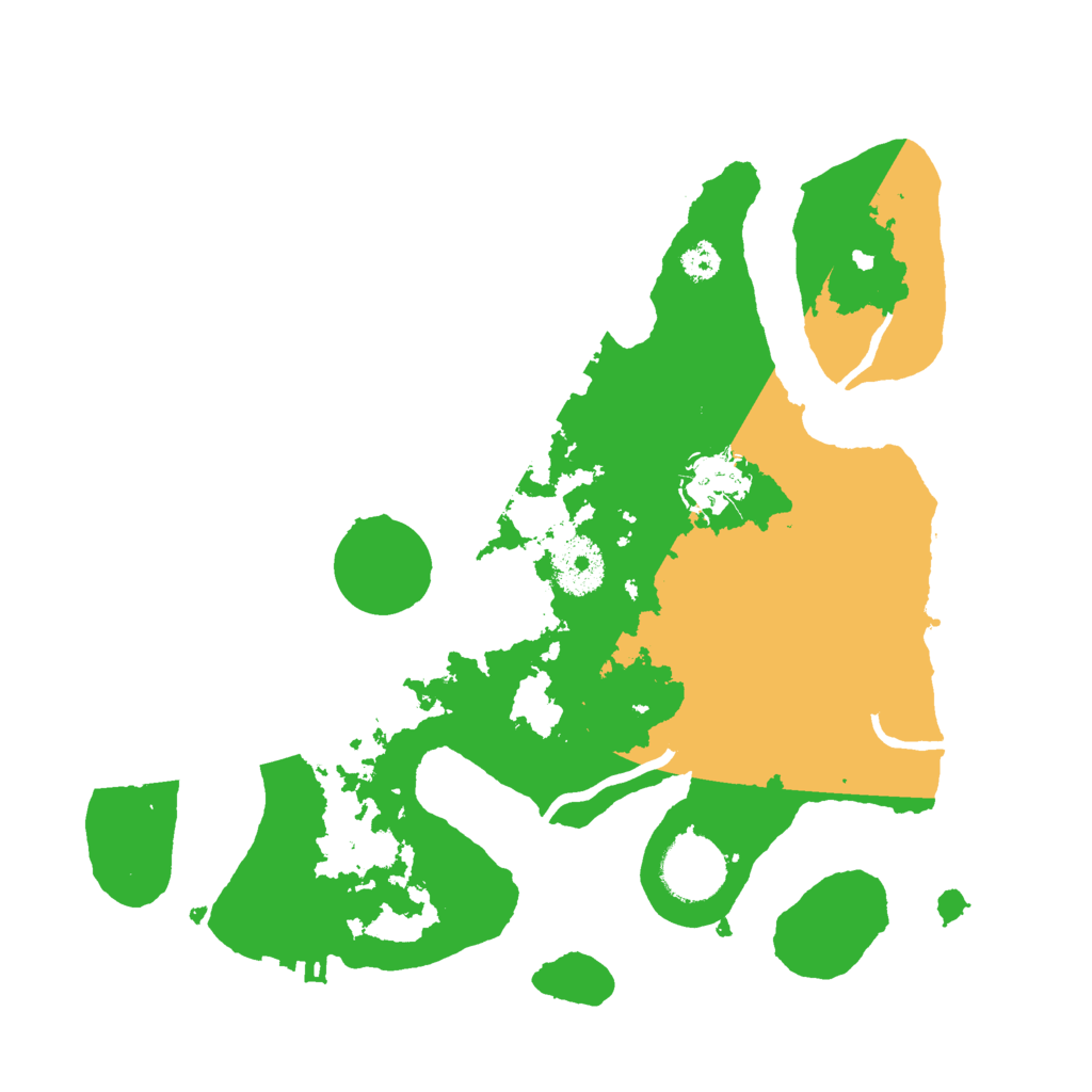 Biome Rust Map: Procedural Map, Size: 3000, Seed: 242810