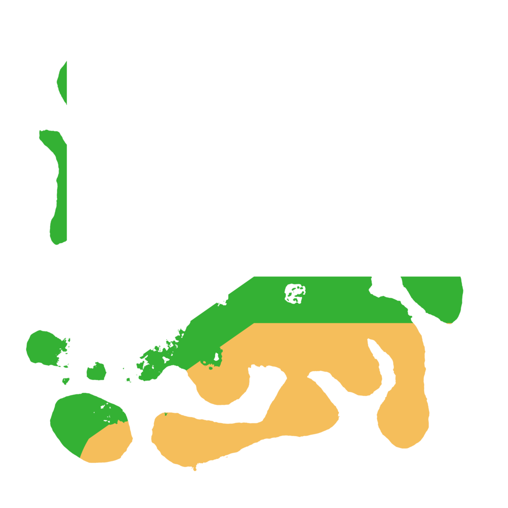 Biome Rust Map: Procedural Map, Size: 3550, Seed: 835343