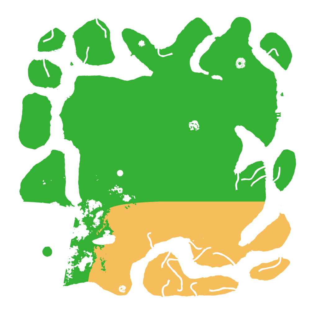 Biome Rust Map: Procedural Map, Size: 4500, Seed: 840913