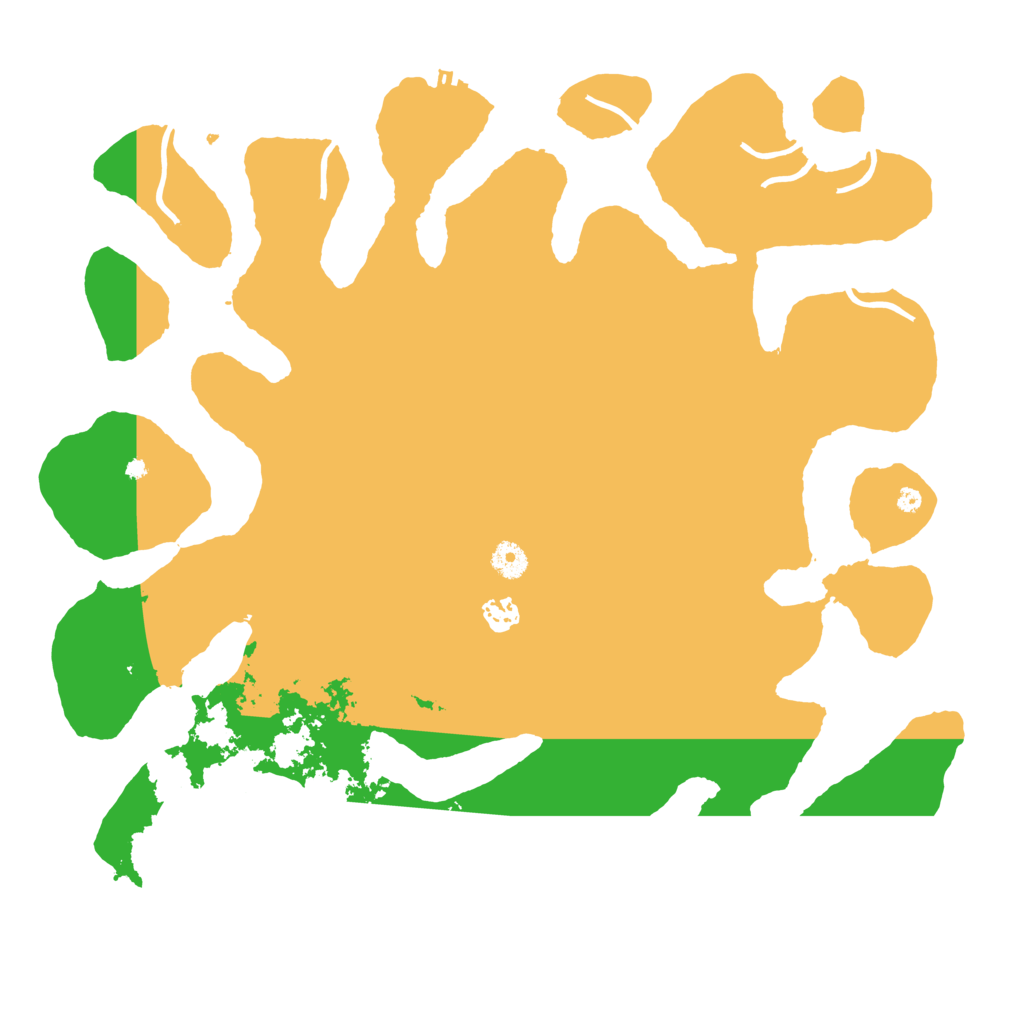 Biome Rust Map: Procedural Map, Size: 4300, Seed: 545775481