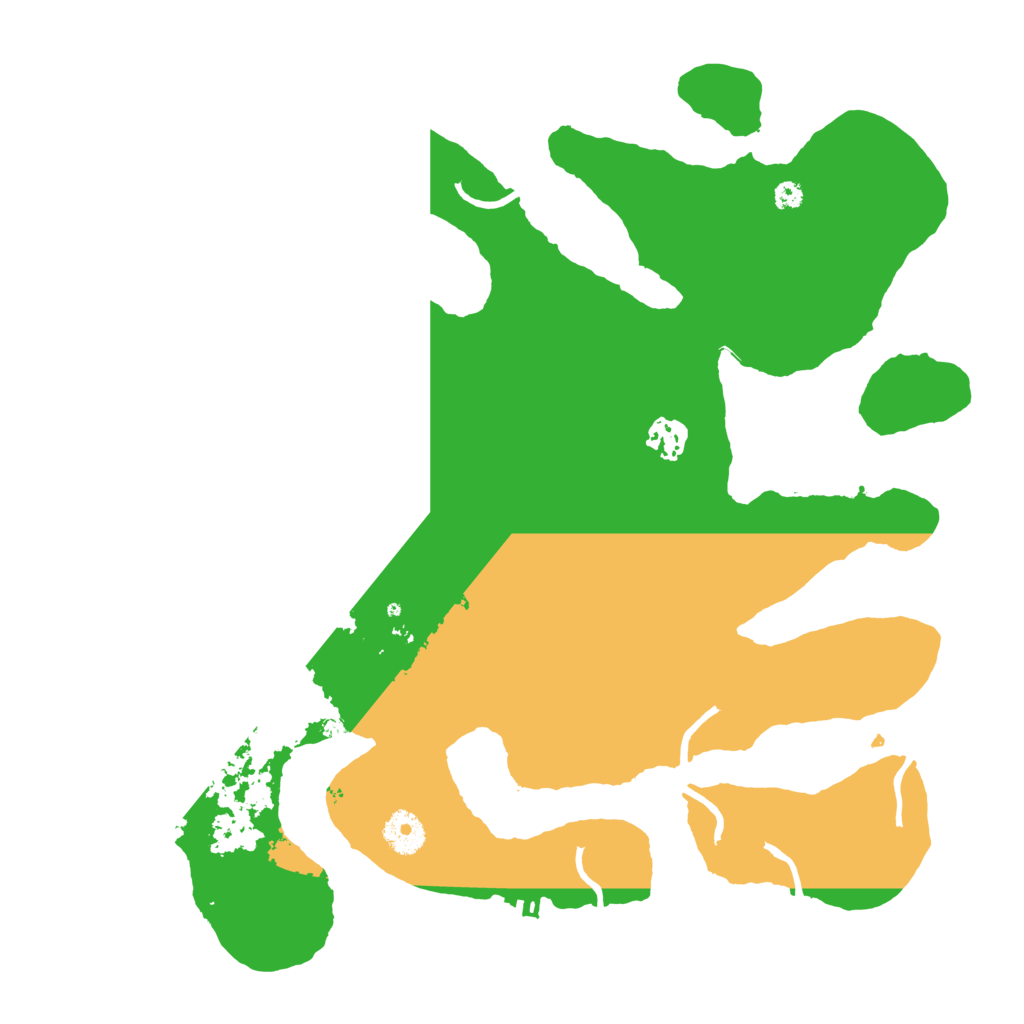 Biome Rust Map: Procedural Map, Size: 3700, Seed: 700119109