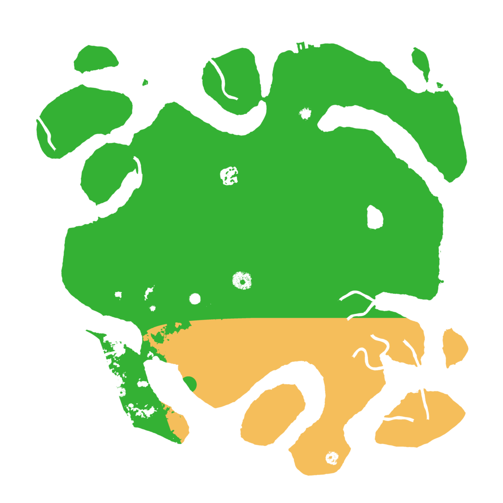 Biome Rust Map: Procedural Map, Size: 4000, Seed: 965965