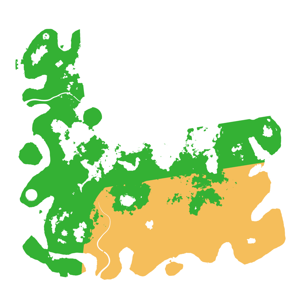 Biome Rust Map: Procedural Map, Size: 4500, Seed: 5987007