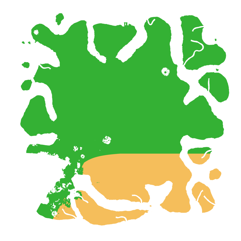 Biome Rust Map: Procedural Map, Size: 4500, Seed: 3026791