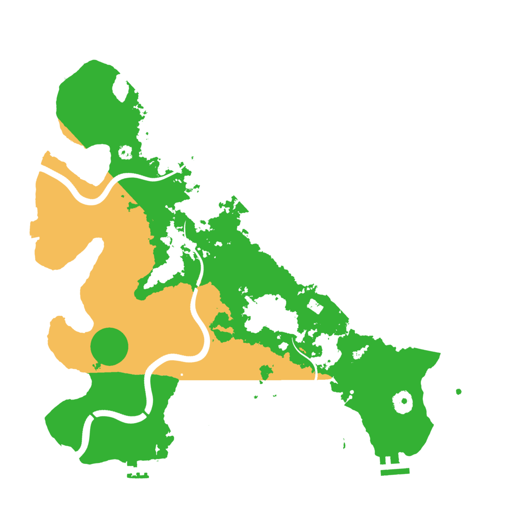 Biome Rust Map: Procedural Map, Size: 3550, Seed: 363586