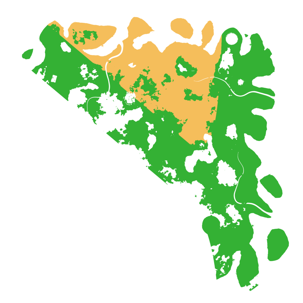 Biome Rust Map: Procedural Map, Size: 4500, Seed: 3446277