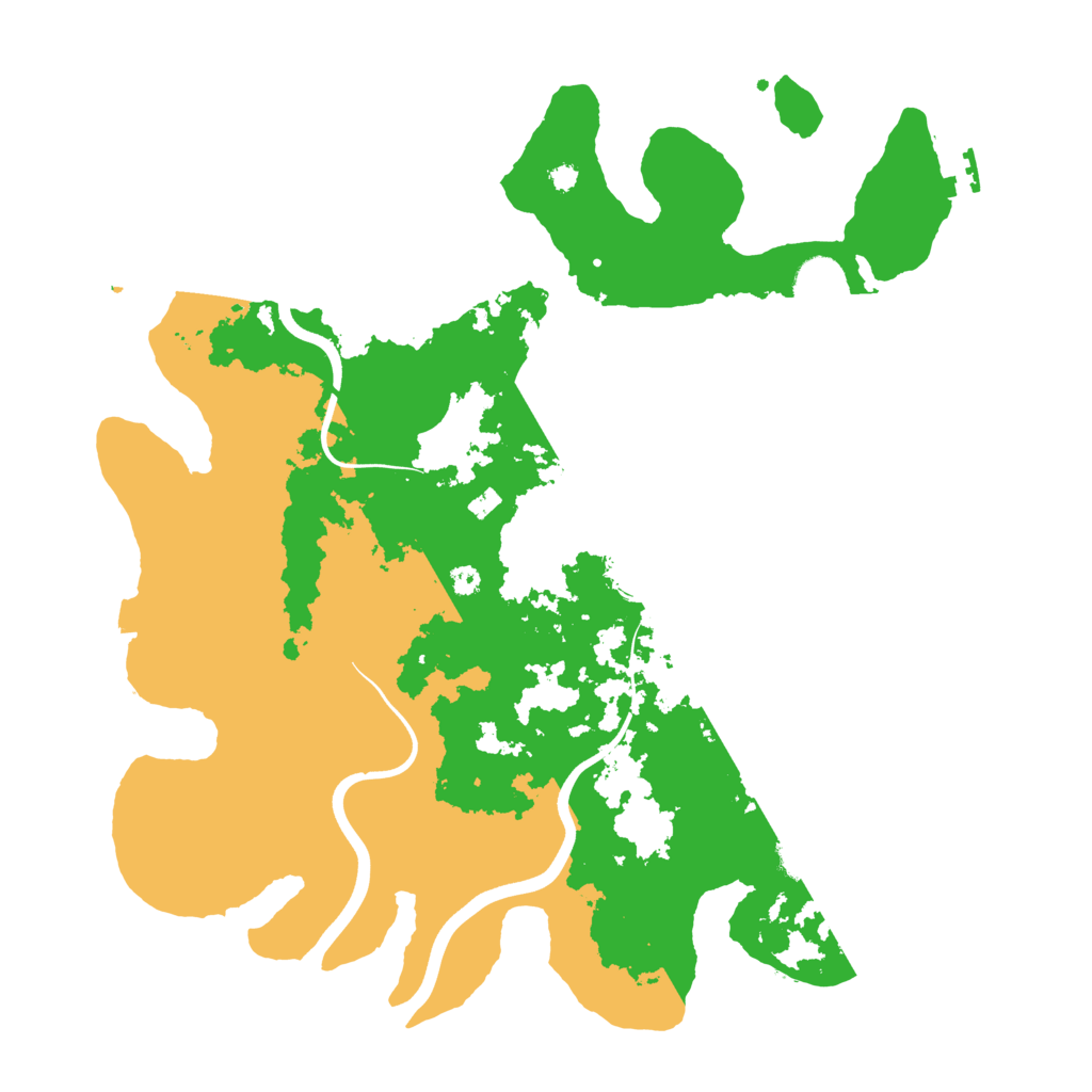 Biome Rust Map: Procedural Map, Size: 3750, Seed: 420