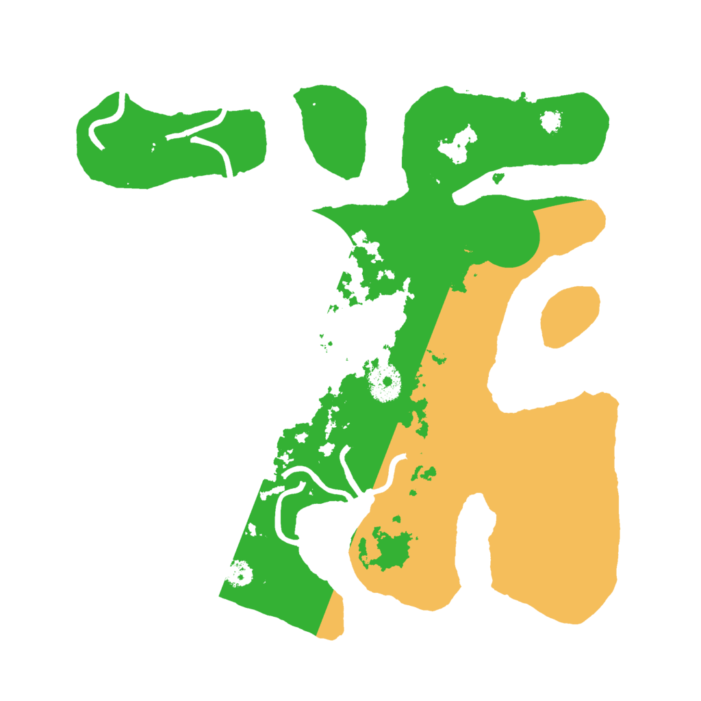 Biome Rust Map: Procedural Map, Size: 3000, Seed: 444444