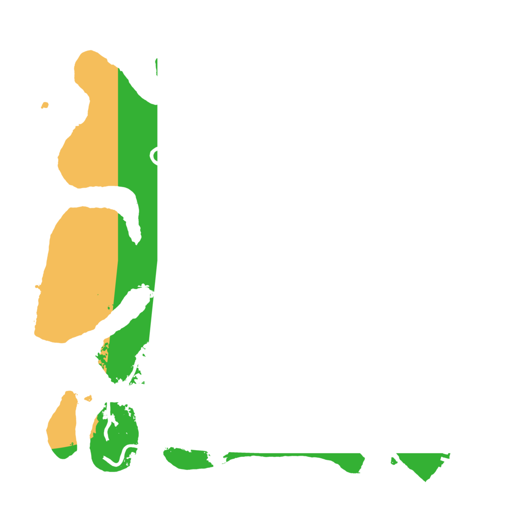 Biome Rust Map: Procedural Map, Size: 3600, Seed: 304882911