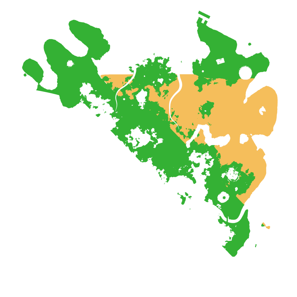 Biome Rust Map: Procedural Map, Size: 4050, Seed: 2007077518