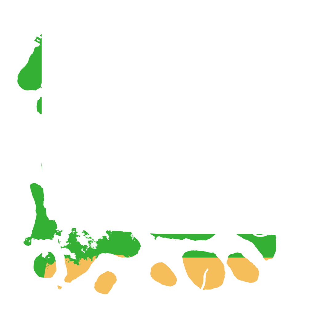 Biome Rust Map: Procedural Map, Size: 3700, Seed: 1309777